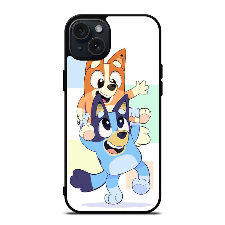 BLUEY X BINGO CARTOON SERIES iPhone 15 Plus Case Cover