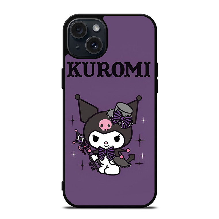 CARTOON KUROMI CAT iPhone 15 Plus Case Cover