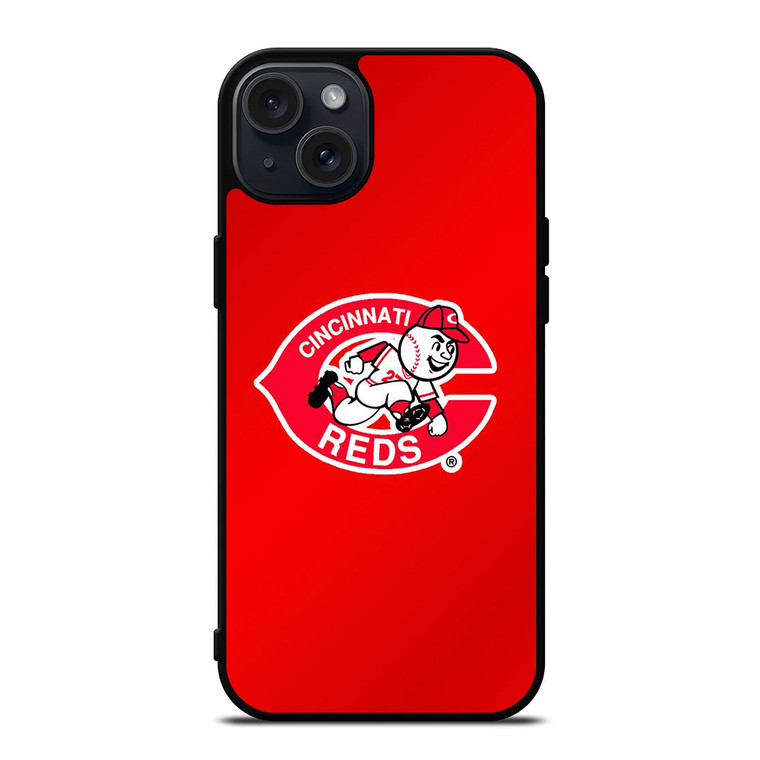 CINCINNATI REDS LOGO MLB BASEBALL TEAM ICON iPhone 15 Plus Case Cover