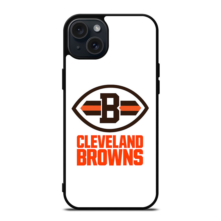 CLEVELAND BROWNS FOOTBALL LOGO ICON iPhone 15 Plus Case Cover