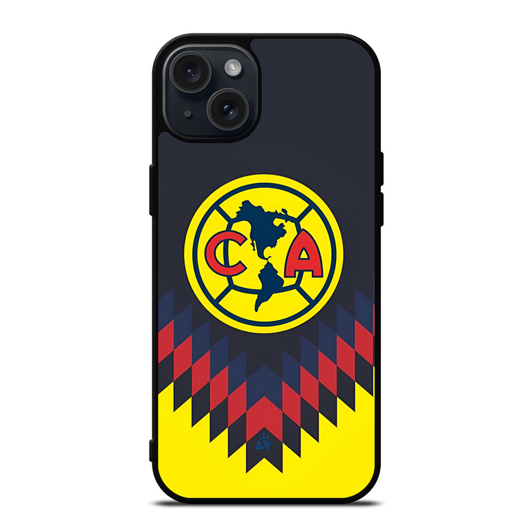 CLUB AMERICA MEXICO AZULCREMA AGUILAZ LOGO iPhone 15 Plus Case Cover