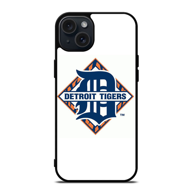 DETROIT TIGERS LOGO MLB BASEBALL TEAM EMBLEM iPhone 15 Plus Case Cover