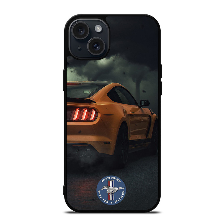 FORD MUSTANG CAR YELLOW iPhone 15 Plus Case Cover