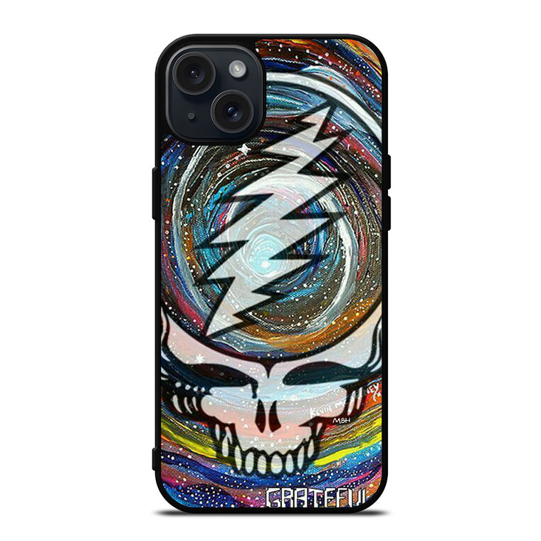 GRATEFUL DEAD SKULL NEBULA iPhone 15 Plus Case Cover