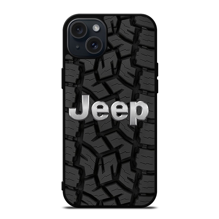 JEEP LOGO OFF ROAD TIRE iPhone 15 Plus Case Cover