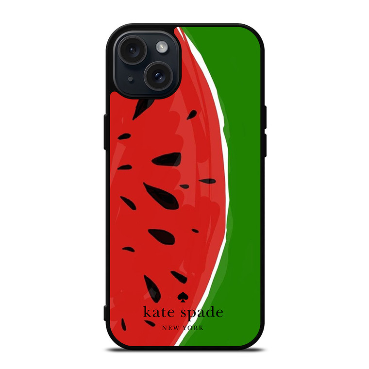 KATE SPADE NEW YORK LOGO WATER MELON iPhone 15 Plus Case Cover