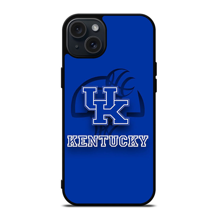 KENTUCKY WILD CATS UNIVERSITY BASKETBALL TEAM LOGO iPhone 15 Plus Case Cover