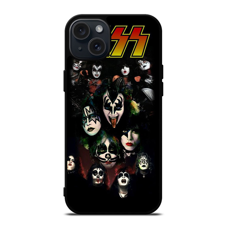 KISS ROCK AND ROLL BAND iPhone 15 Plus Case Cover