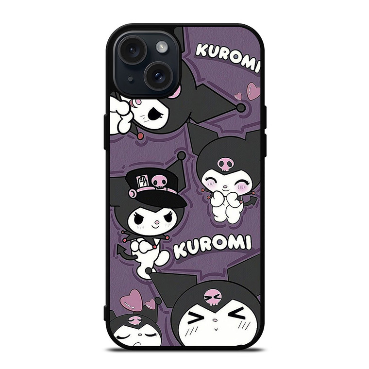 KUROMI CAT CARTOON iPhone 15 Plus Case Cover