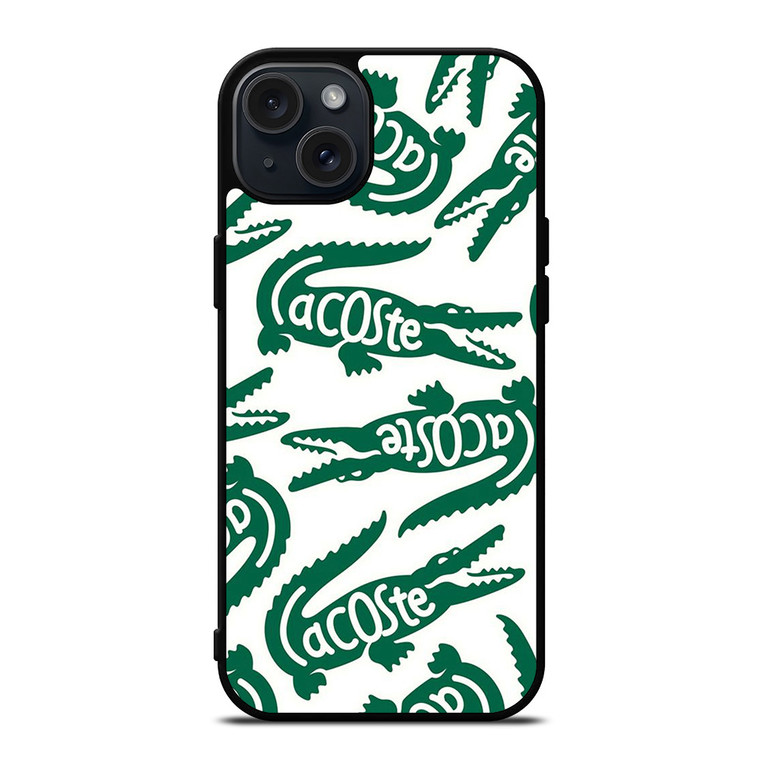 LACOSTE CROC CUTE ICON iPhone 15 Plus Case Cover