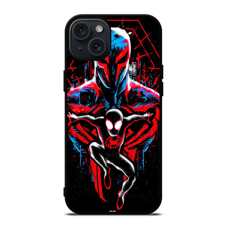 MILES MORALES AND MIGUEL SPIDERMAN ACROSS SPIDER VERSE iPhone 15 Plus Case Cover