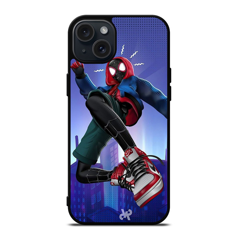 MILES MORALES SPIDERMAN MOVIE iPhone 15 Plus Case Cover