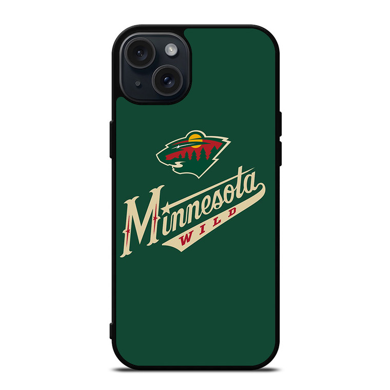 MINNESOTA WILD LOGO NHL HOCKEY TEAM iPhone 15 Plus Case Cover