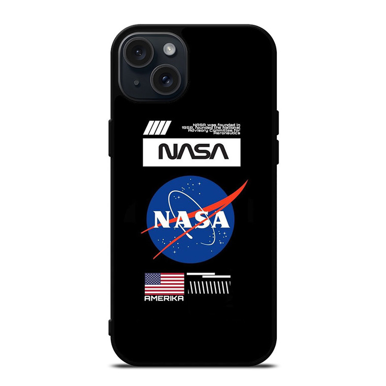 NASA AMERIKA LOGO iPhone 15 Plus Case Cover