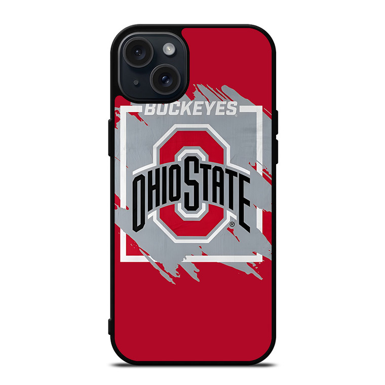 OHIO STATE BUCKEYES UNIVERSITY FOOTBALL LOGO iPhone 15 Plus Case Cover OHIO STATE BUCKEYES UNIVERSITY FOOTBALL LOGO iPhone 15 Plus Case Cover