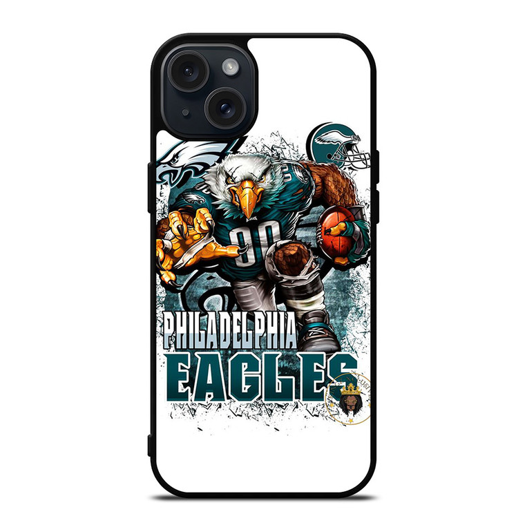 PHILADELPHIA EAGLES LOGO FOOTBALL TEAM ICON iPhone 15 Plus Case Cover