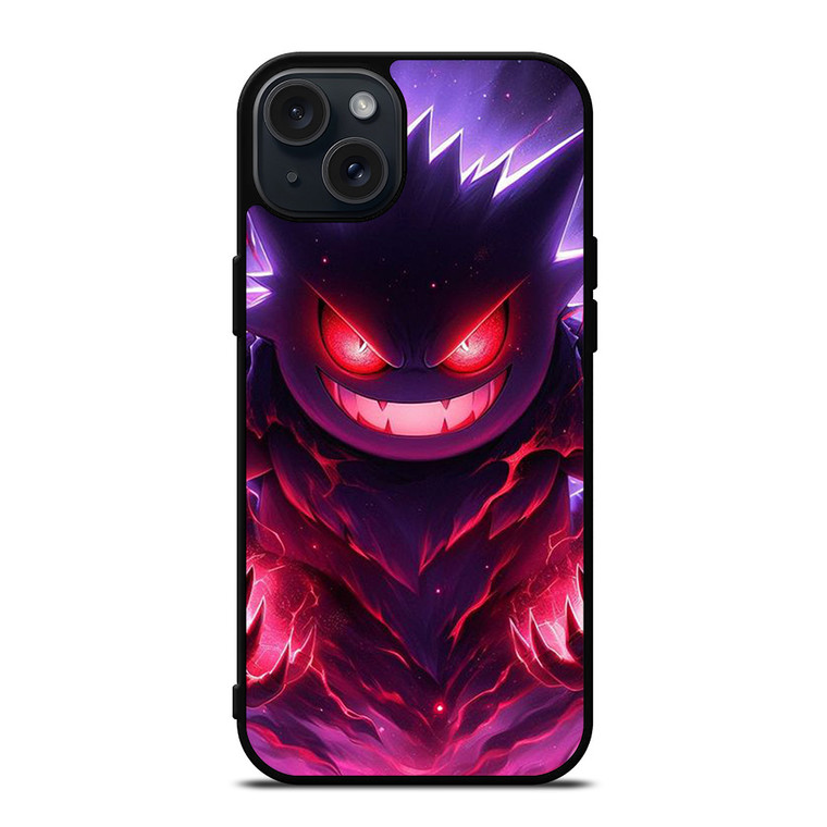 POKEMON GENGAR POCKET MONSTERS ART iPhone 15 Plus Case Cover