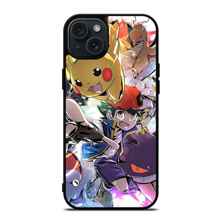POKEMON POCKET MONSTERS CARTOON iPhone 15 Plus Case Cover
