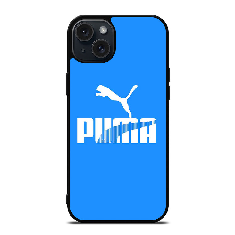 PUMA LOGO BLUE ICON iPhone 15 Plus Case Cover