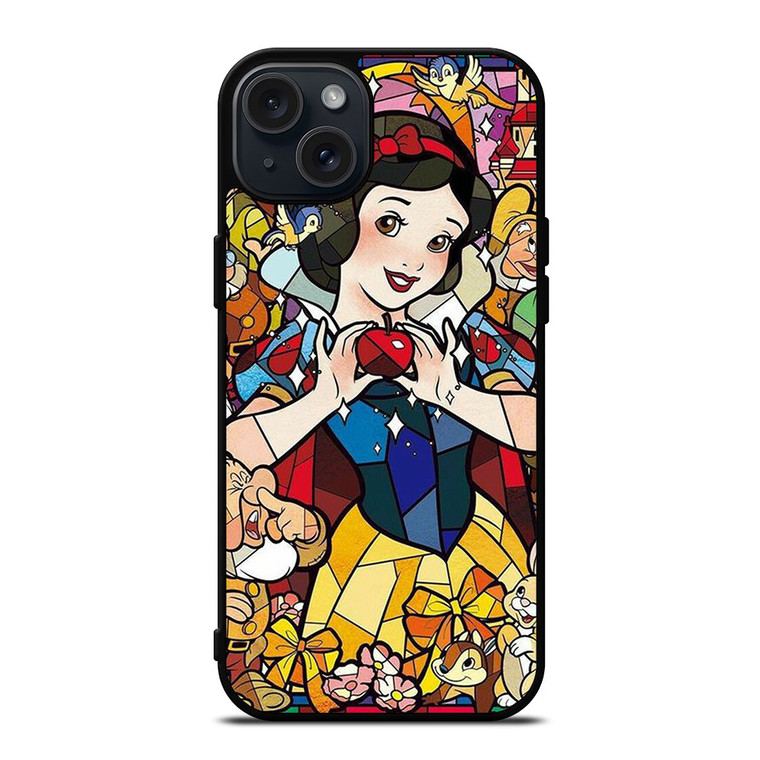 SNOW WHITE DISNEY PRINCESS MOZAIC ART iPhone 15 Plus Case Cover