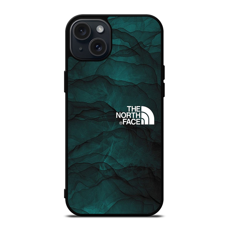 THE NORTH FACE LOGO GREEN LAYER iPhone 15 Plus Case Cover