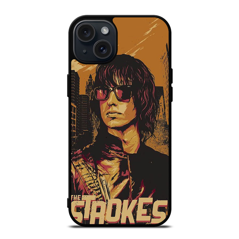 THE STROKES BAND VINTAGE POSTER iPhone 15 Plus Case Cover