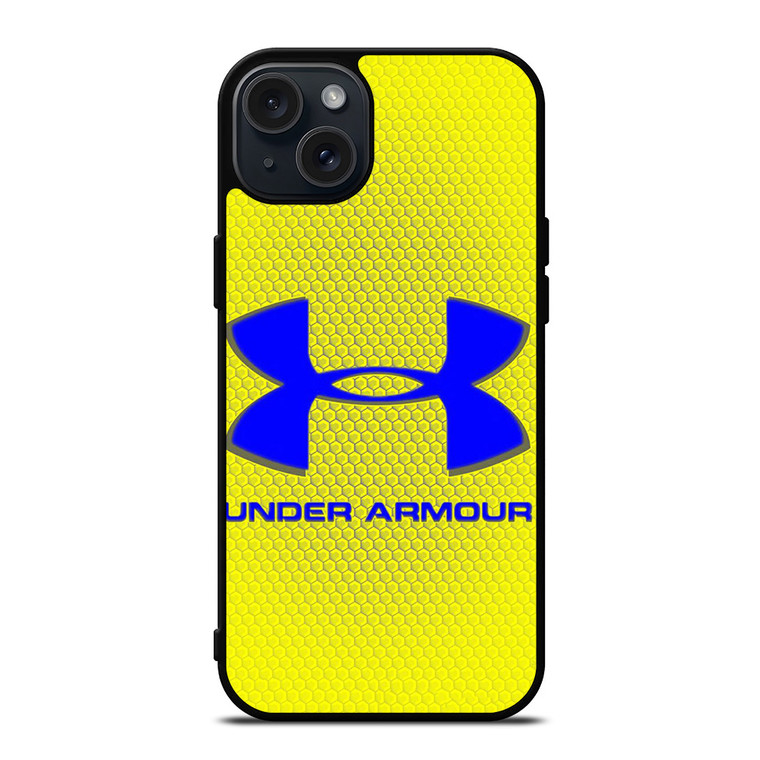 UNDER ARMOUR LOGO BLUE YELLOW iPhone 15 Plus Case Cover