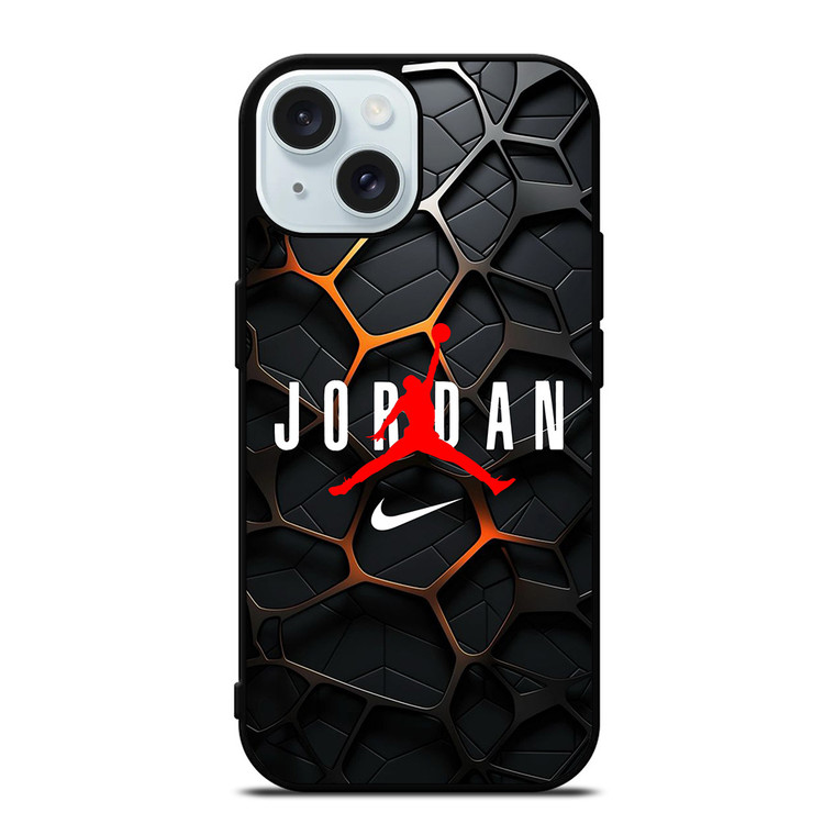 AIR JORDAN SHOES NIKE LOGO EMBLEM iPhone 15 Case Cover
