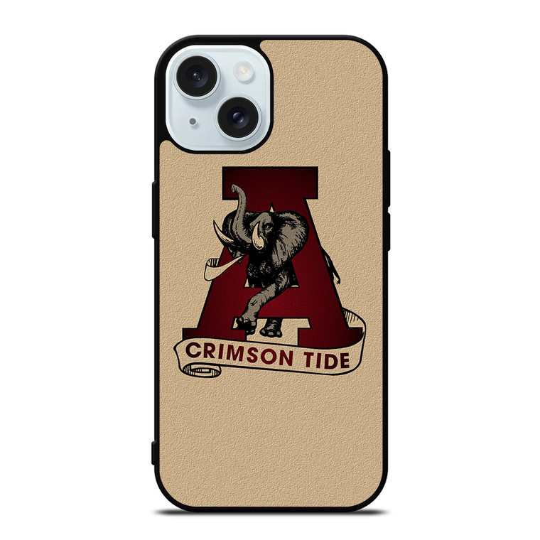 ALABAMA CRIMSON TIDE ROLL FOOTBALL iPhone 15 Case Cover