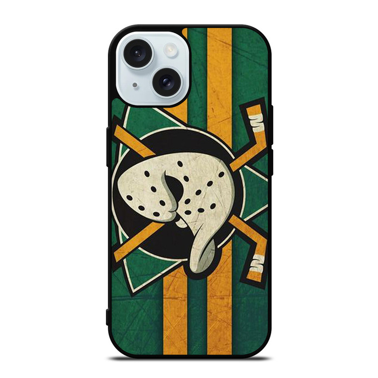 ANAHEIM DUCKS HOCKEY LOGO NHL TEAM ICON iPhone 15 Case Cover