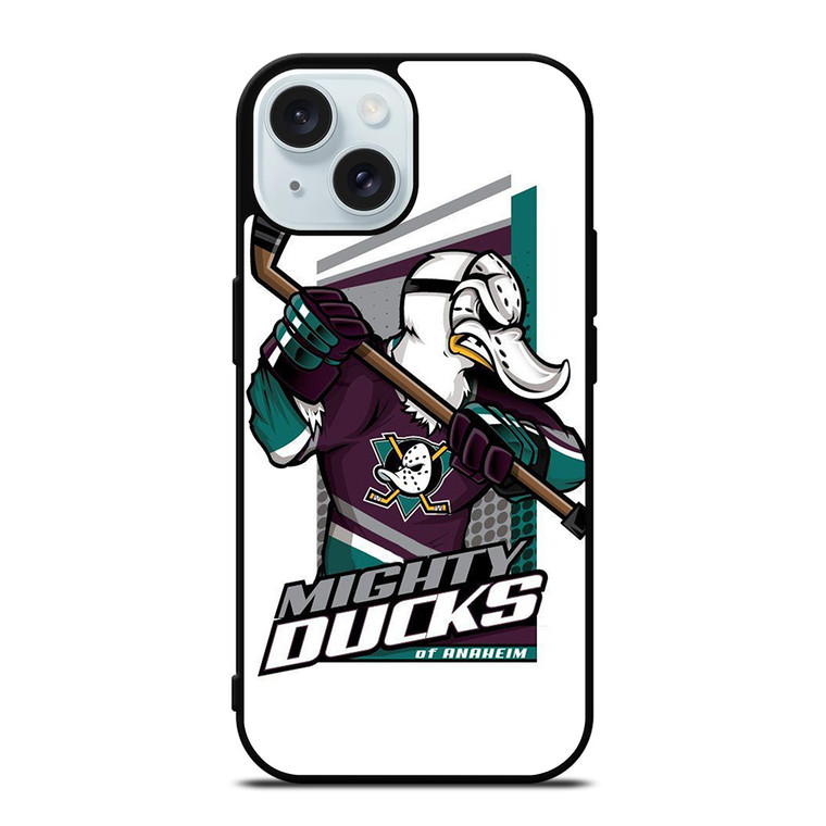 ANAHEIM DUCKS LOGO HOCKEY NHL ICON iPhone 15 Case Cover ANAHEIM DUCKS LOGO HOCKEY NHL ICON iPhone 15 Case Cover