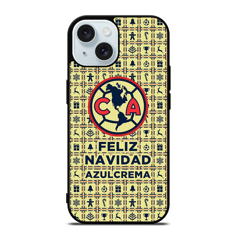 CLUB AMERICA MEXICO AZULCREMA AGUILAZ iPhone 15 Case Cover