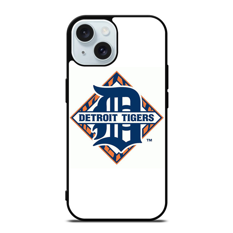 DETROIT TIGERS LOGO MLB BASEBALL TEAM iPhone 15 Case Cover