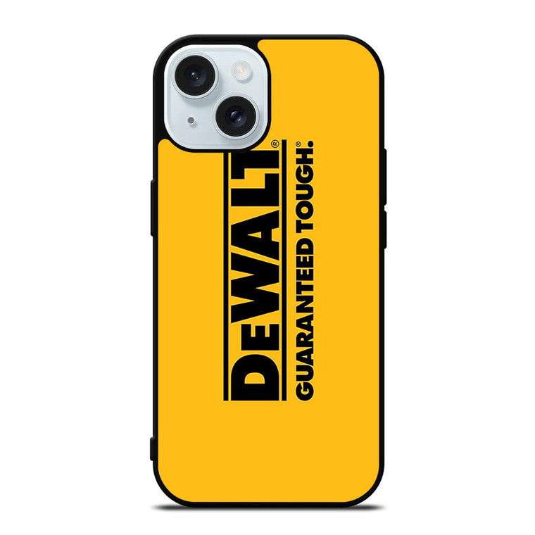 DEWALT TOOL LOGO GUARANTEED TOUGH iPhone 15 Case Cover