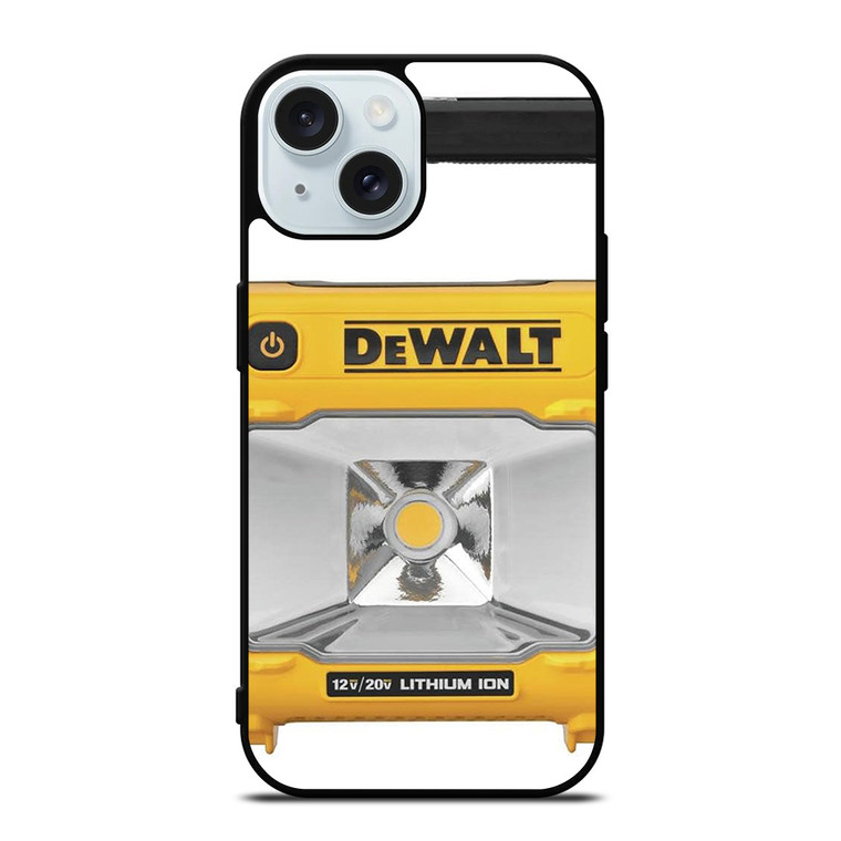 DEWALT TOOL LOGO LED WORK LIGHT iPhone 15 Case Cover