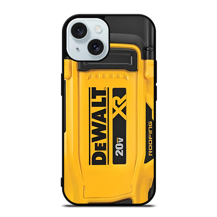 DEWALT TOOL LOGO ROOFING NAILER iPhone 15 Case Cover