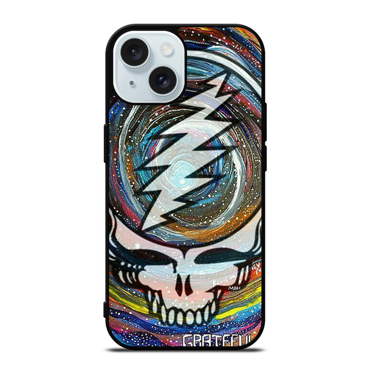 GRATEFUL DEAD SKULL NEBULA iPhone 15 Case Cover