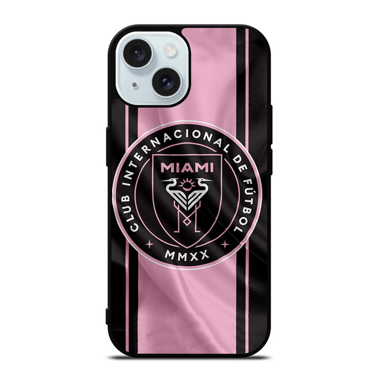 INTER MIAMI SOCCER FOOTBALL CLUB LOGO iPhone 15 Case Cover