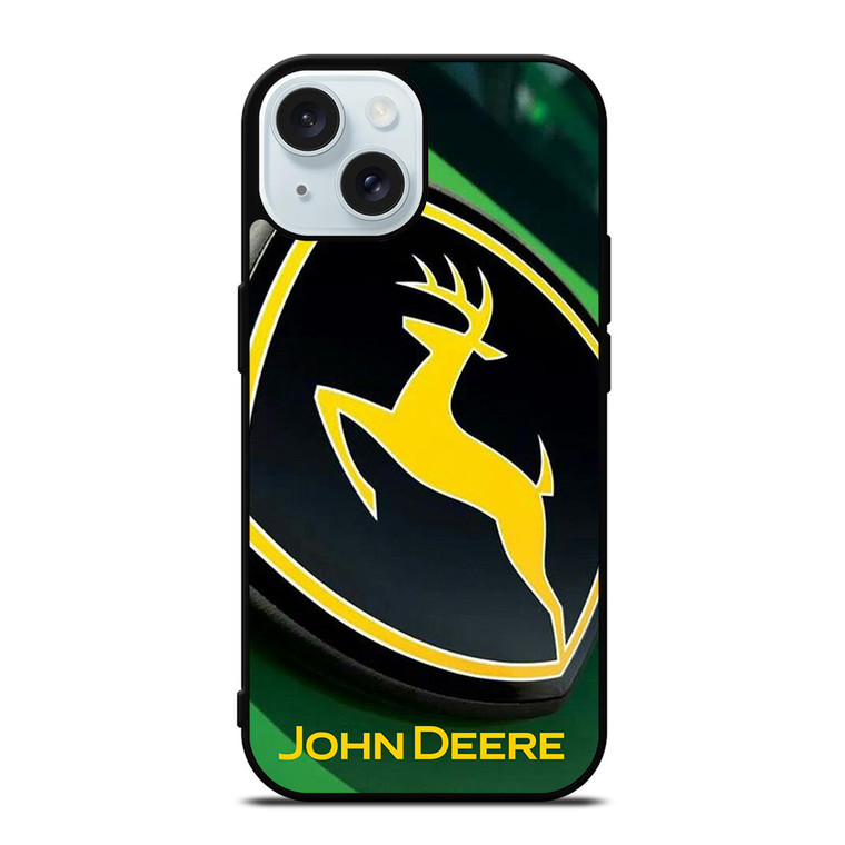 JOHN DEERE TRACTOR EMBLEM LOGO iPhone 15 Case Cover