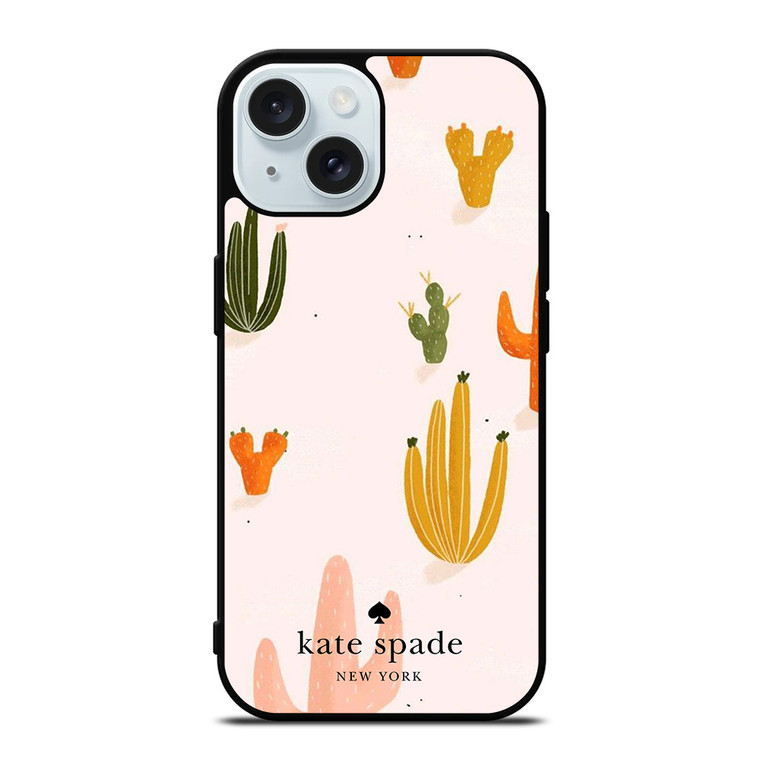 KATE SPADE NEW YORK LOGO CACTUS iPhone 15 Case Cover