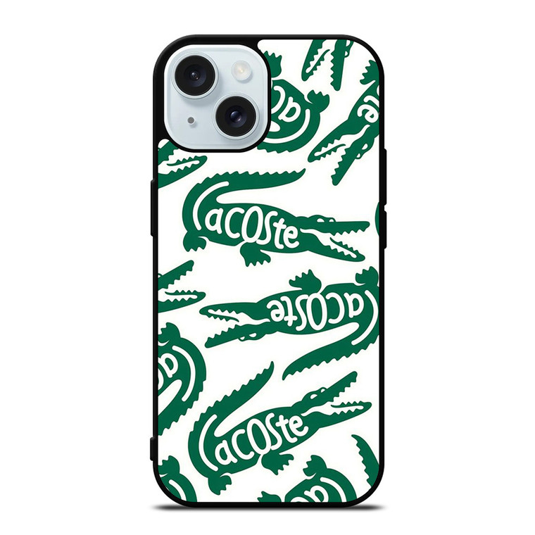 LACOSTE CROC CUTE ICON iPhone 15 Case Cover