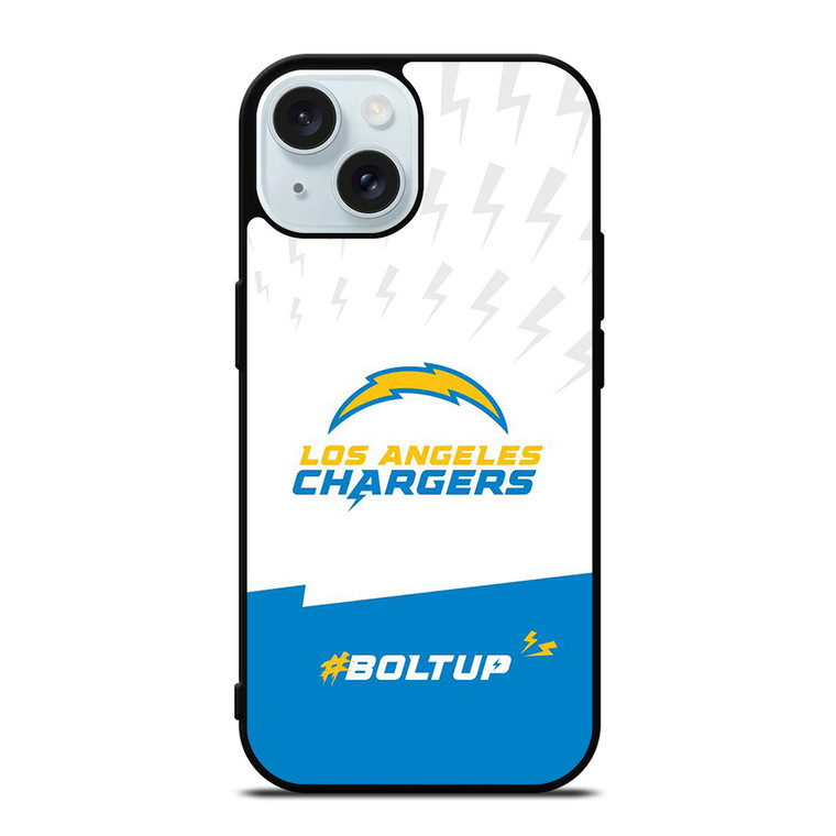 LOS ANGELES CHARGERS FOOTBALL LOGO BOLT UP iPhone 15 Case Cover