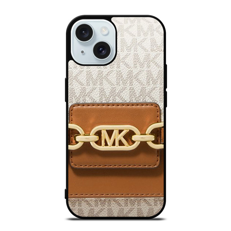 MICHAEL KORS MK LOGO SHOULDER BAG iPhone 15 Case Cover