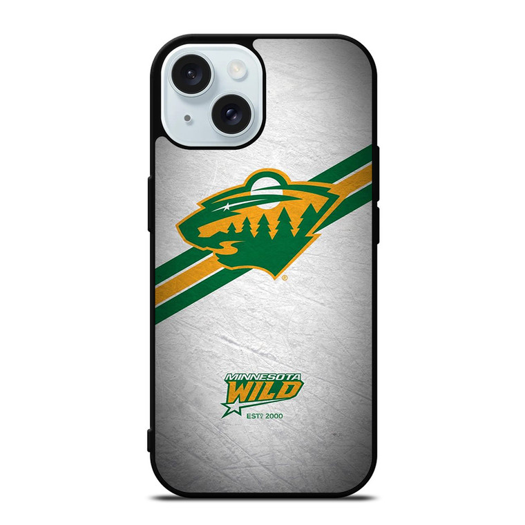 MINNESOTA WILD LOGO NHL HOCKEY TEAM ICON iPhone 15 Case Cover