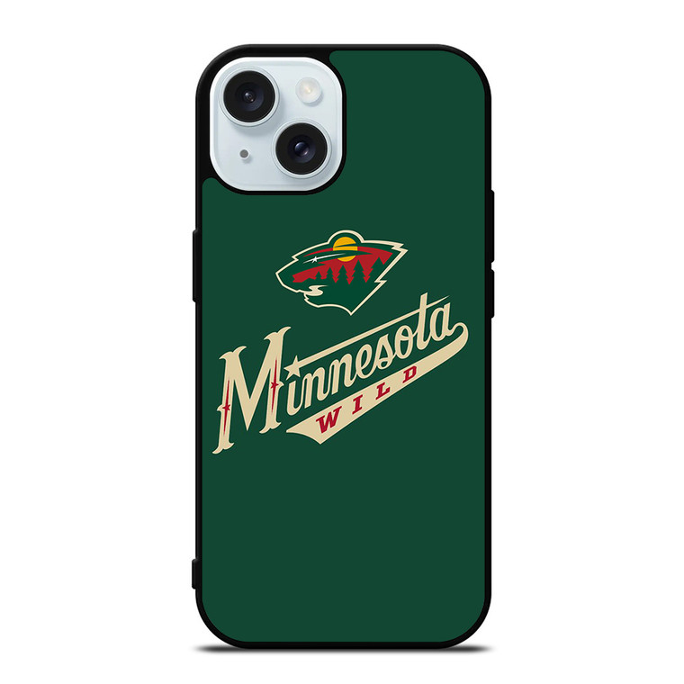 MINNESOTA WILD LOGO NHL HOCKEY TEAM iPhone 15 Case Cover