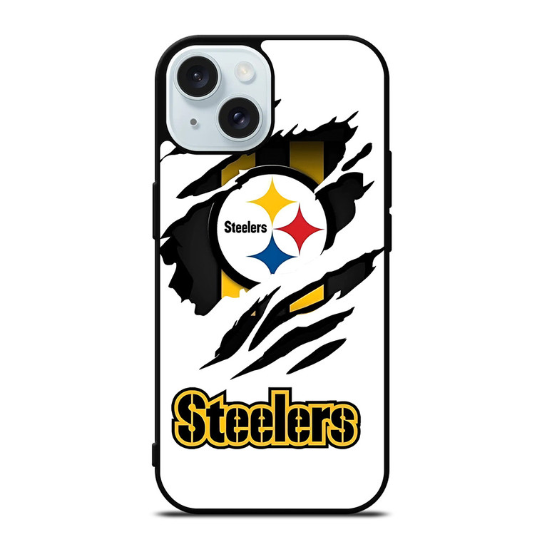 PITTSBURGH STEELERS FOOTBALL TEAM LOGO iPhone 15 Case Cover