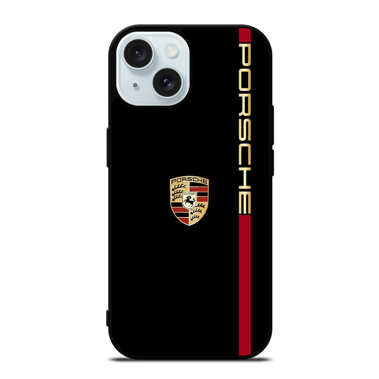 PORSCHE CAR LOGO ICON iPhone 15 Case Cover