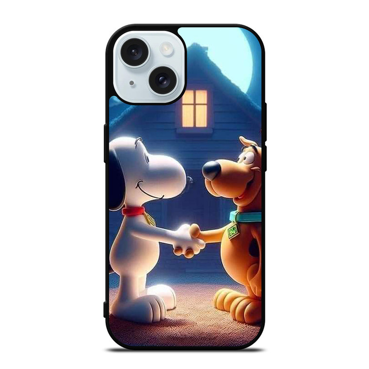 SNOOPY THE PEANUTS AND SCOOBY DOO iPhone 15 Case Cover