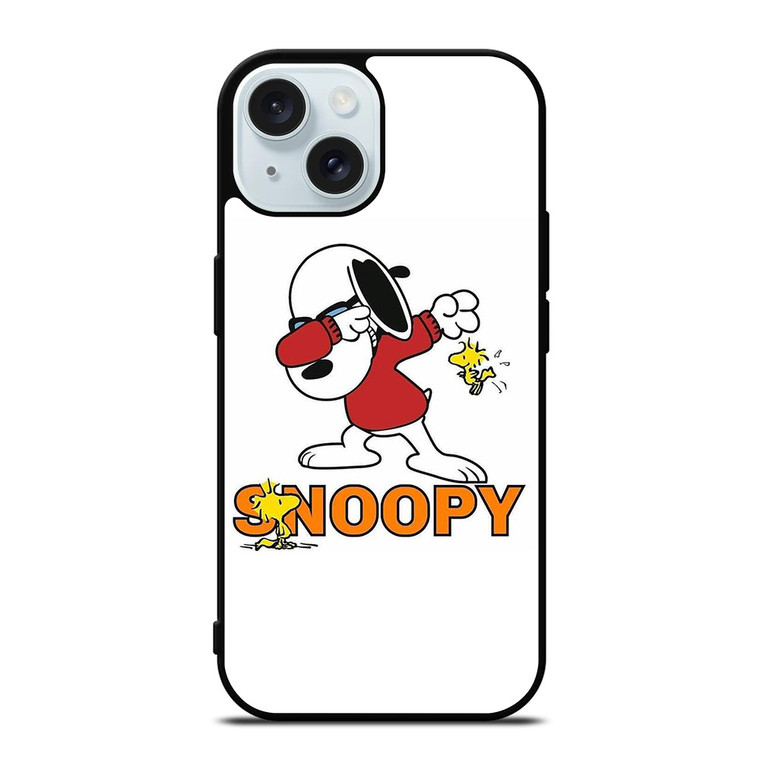 SNOOPY THE PEANUTS DAB STYLE iPhone 15 Case Cover
