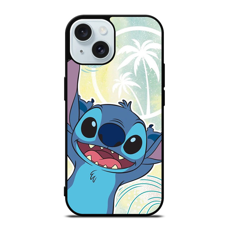 STITCH DISNEY CARTOON iPhone 15 Case Cover